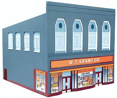 IMEX N SCALE COUNTRY GENERAL STORE RESIN BUILT-UP BUILDING 